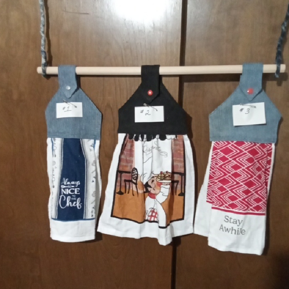 Handmade  Kitchen Hanging Towels